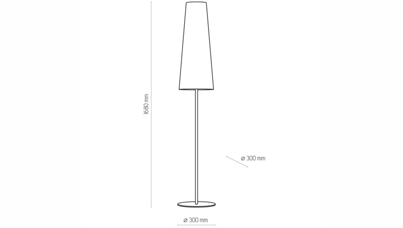 Stojací lampa - UMBRELLA 5170